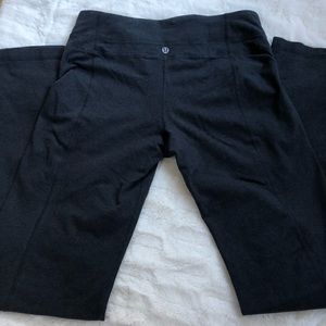 Grey lulu lemon flare pants